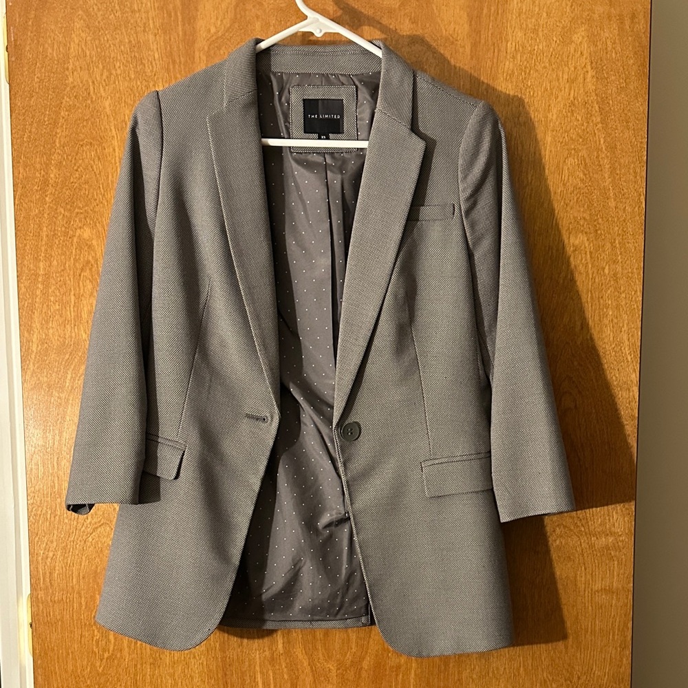 The Limited Charcoal Blazer